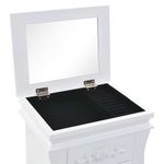 Casa si Gradina - Mobilier - Comode si corpuri - Comode - Dulap de bijuterii independent, alb - Infinity.ro