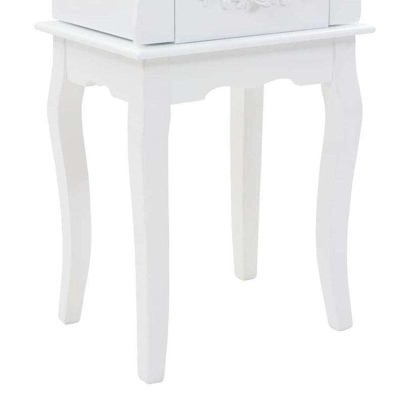 Casa si Gradina - Mobilier - Comode si corpuri - Comode - Dulap de bijuterii independent, alb - Infinity.ro