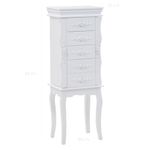 Casa si Gradina - Mobilier - Comode si corpuri - Comode - Dulap de bijuterii independent, alb - Infinity.ro
