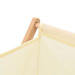 Market - Spalare si intretinere rufe - Uscatoare de rufe si accesorii - Cos de rufe, bej, lemn cedru si material textil, 42x41x64 cm - Infinity.ro