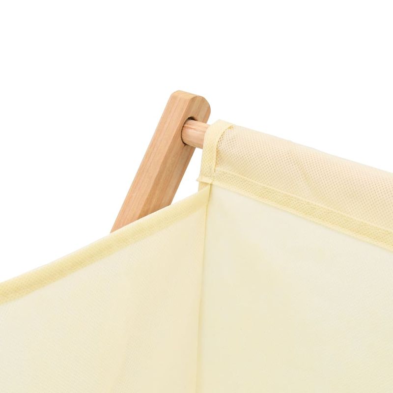Market - Spalare si intretinere rufe - Uscatoare de rufe si accesorii - Cos de rufe, bej, lemn cedru si material textil, 42x41x64 cm - Infinity.ro