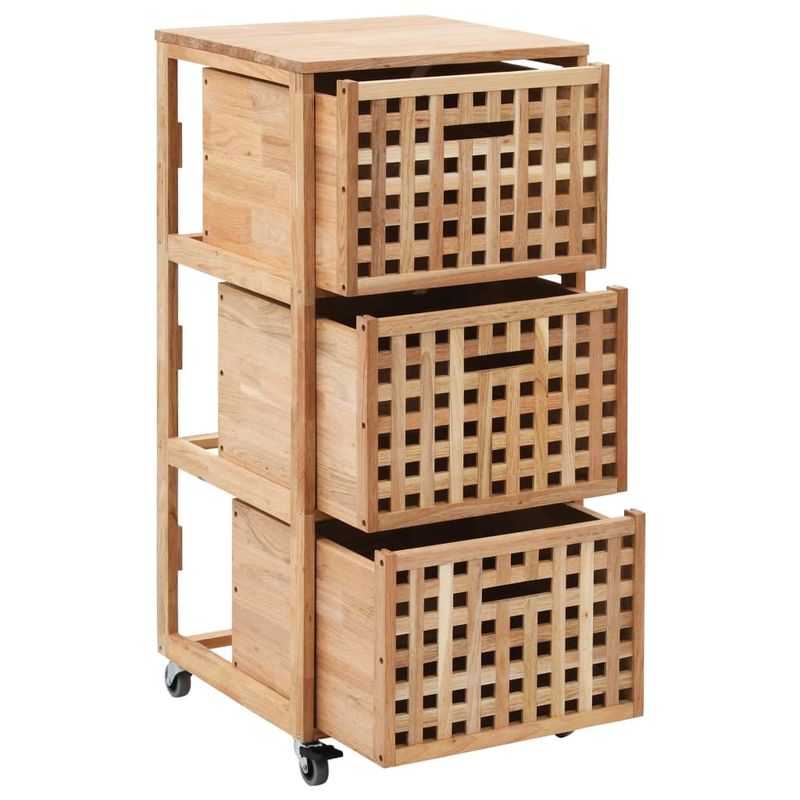 Casa si Gradina - Mobilier - Dulapuri si sifoniere - Dulapuri - Dulap de baie, 41 x 41 x 91 cm, lemn masiv de nuc - Infinity.ro