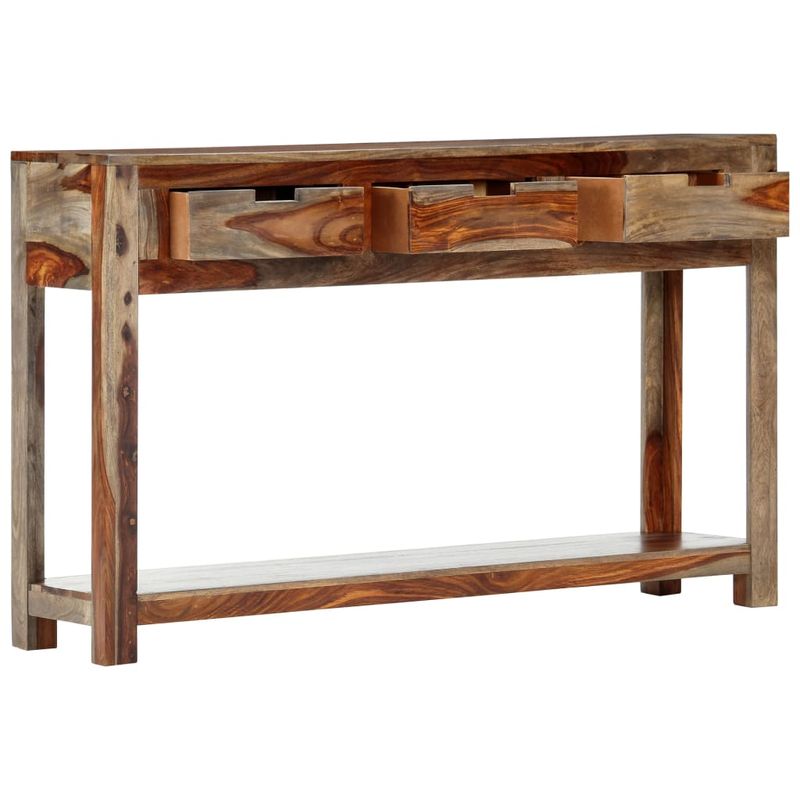 Casa si Gradina - Mobilier - Comode si corpuri - Console - Masa consola cu 3 sertare, 120x30x75 cm, lemn masiv de acacia - Infinity.ro