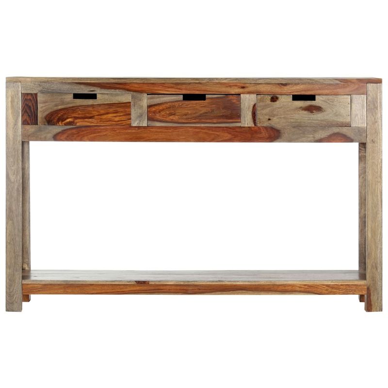 Casa si Gradina - Mobilier - Comode si corpuri - Console - Masa consola cu 3 sertare, 120x30x75 cm, lemn masiv de acacia - Infinity.ro