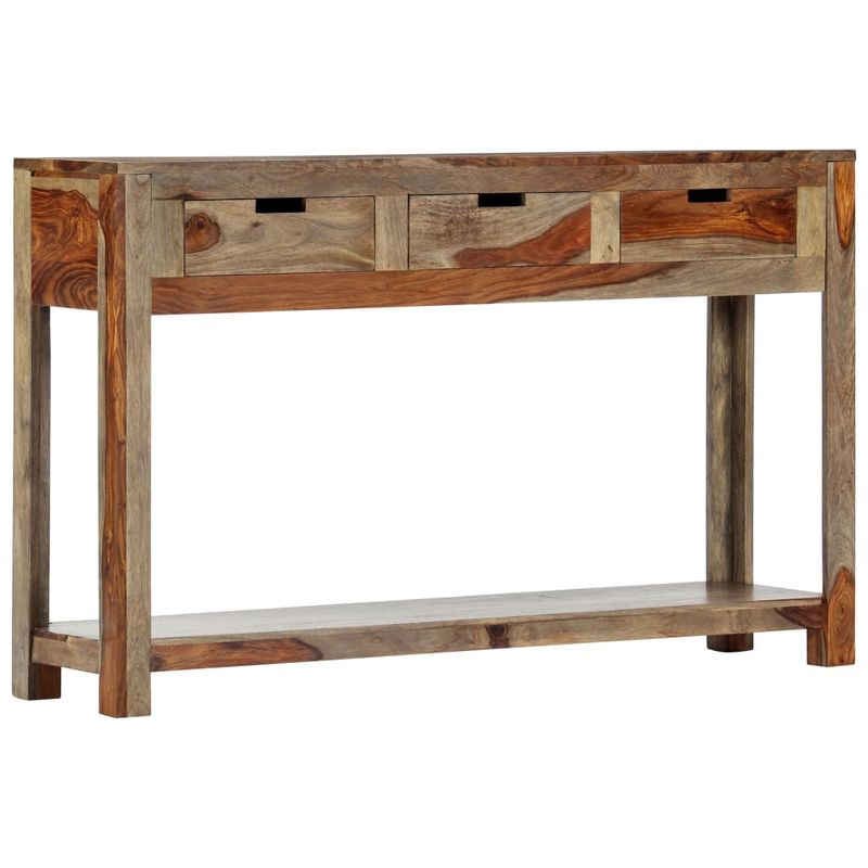Casa si Gradina - Mobilier - Comode si corpuri - Console - Masa consola cu 3 sertare, 120x30x75 cm, lemn masiv de acacia - Infinity.ro