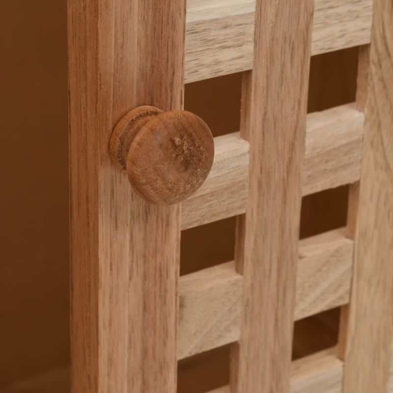 Casa si Gradina - Mobilier - Mobilier baie - Comode baie - Dulap de chiuveta, lemn masiv de nuc, 66 x 29 x 61 cm - Infinity.ro