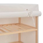 Casa si Gradina - Mobilier - Organizare si depozitare - Organizator incaltaminte - Pantofar cu husa, alb, 79 x 40 x 80 cm, material textil - Infinity.ro