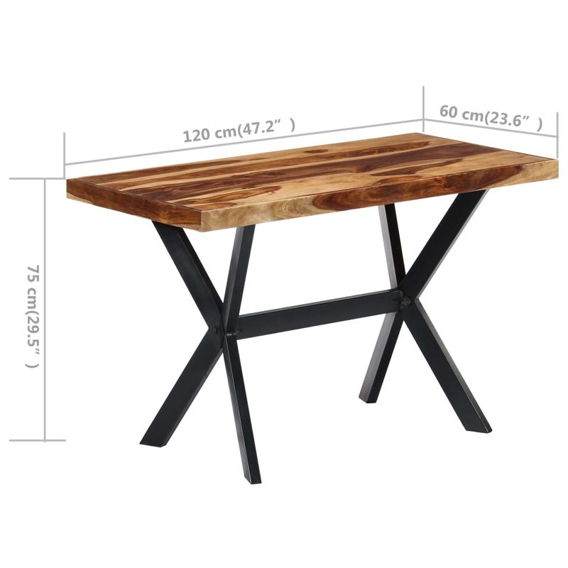 Casa si Gradina - Mobilier - Mese si birouri - Mese bucatarie si dining - Masa de bucatarie 120x60x75 cm lemn masiv de acacia - Infinity.ro