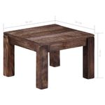 Casa si Gradina - Mobilier - Mese si birouri - Masute de cafea - Masuta de cafea, 50 x 50 x 35 cm, lemn masiv de mango - Infinity.ro
