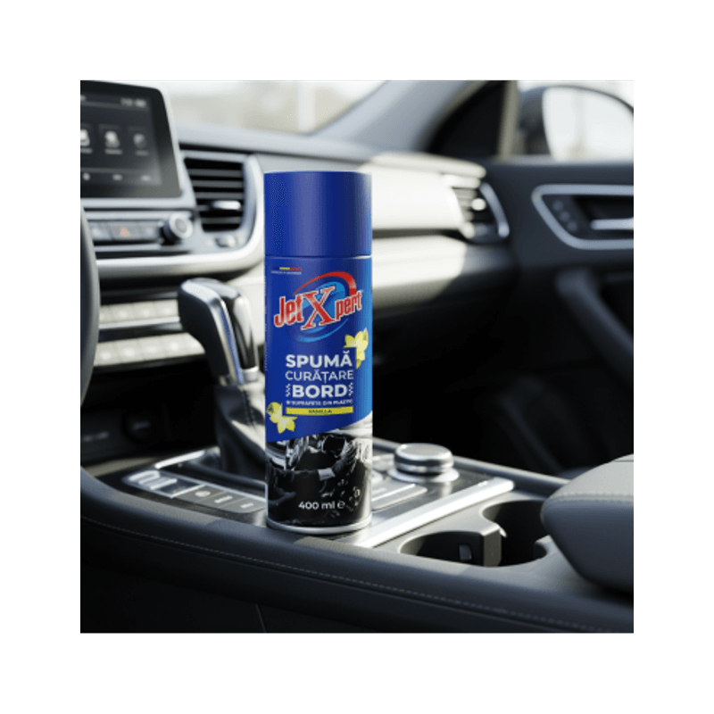 Auto si Moto - Intretinere auto - Produse curatare auto - Spuma Curatare Bord Vanilie JetXpert 400ml - Infinity.ro