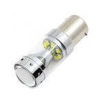 Auto si Moto - Electrice auto - Iluminare si semnalizare - Becuri auto - Led auto PORTOCALIU 60W BA15S Canbus cu leduri CREE - Infinity.ro