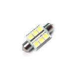 Auto si Moto - Electrice auto - Iluminare si semnalizare - Becuri auto - Led auto Rosu sofit cu 6 SMD 39 mm - Infinity.ro