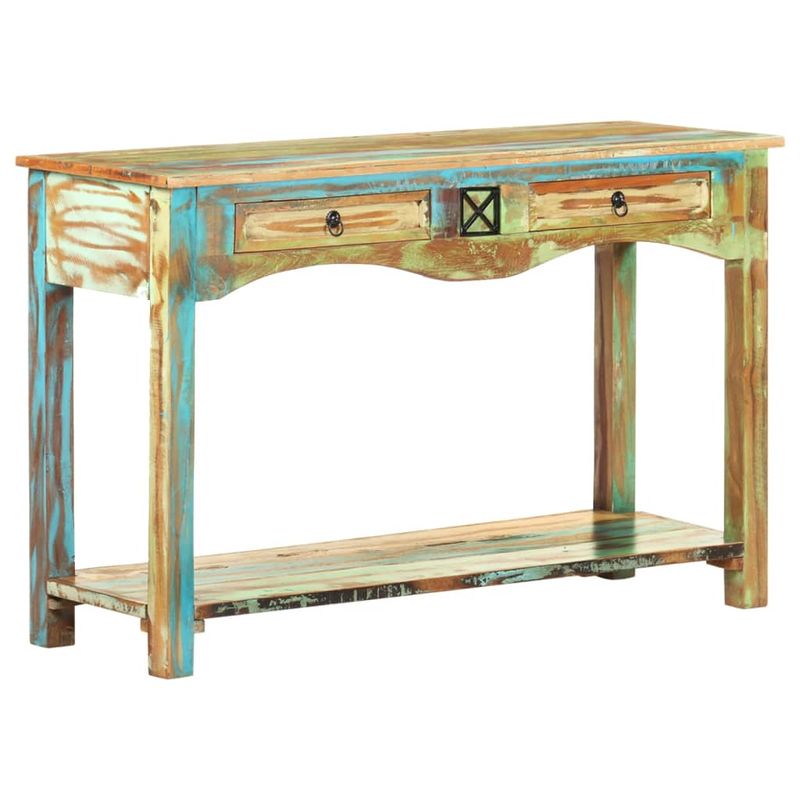 Casa si Gradina - Mobilier - Comode si corpuri - Console - Masa consola, 120 x 40 x 75 cm, lemn masiv reciclat - Infinity.ro