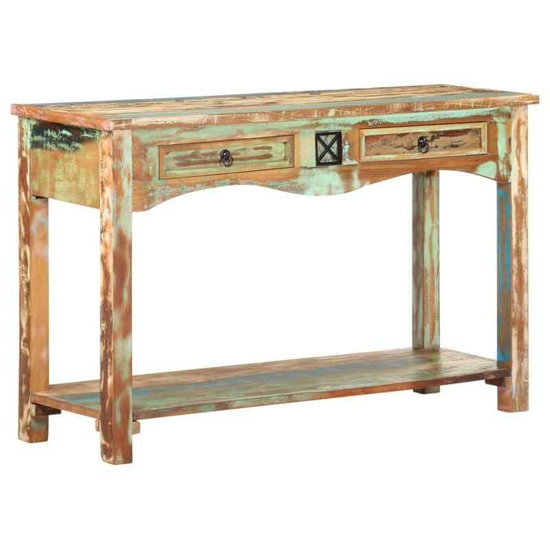 Casa si Gradina - Mobilier - Comode si corpuri - Console - Masa consola, 120 x 40 x 75 cm, lemn masiv reciclat - Infinity.ro