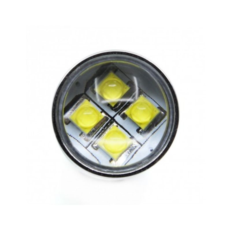Auto si Moto - Electronice auto - Accesorii electronice auto - Led auto PORTOCALIU 60W BAU15S Canbus cu leduri CREE Portocaliu - Infinity.ro