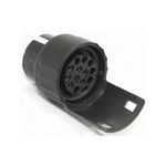 Auto si Moto - Electronice auto - Accesorii electronice auto - Adaptor priza pentru remorca auto, plastic, negru, 7/13 pini, CarFace - Infinity.ro