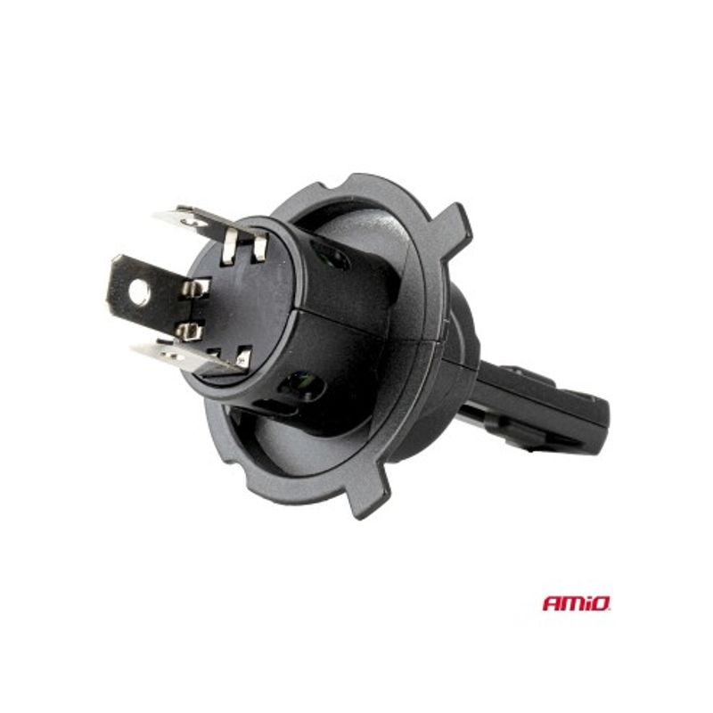 Auto si Moto - Piese auto si accesorii - Caroserie - Faruri, stopuri si proiectoare - Set 2 leduri auto H4 Canbus, 68W, 7646Lm, 6000k, 12V-24V, Amio - Infinity.ro