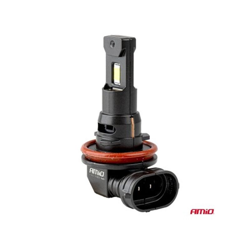 Auto si Moto - Piese auto si accesorii - Caroserie - Faruri, stopuri si proiectoare - Set 2 leduri auto H8, H9, H11, H16 Canbus, 68W, 7646Lm, 6000k, 12V-24V, Amio - Infinity.ro