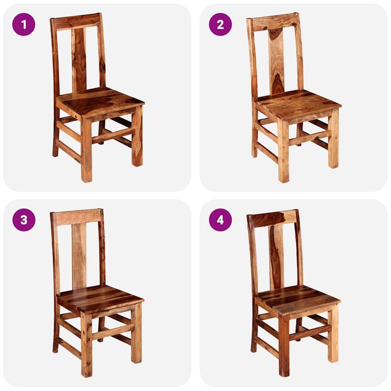Casa si Gradina - Mobilier - Scaune si fotolii - Scaune - Scaune de bucatarie, 4 buc., lemn masiv - Infinity.ro