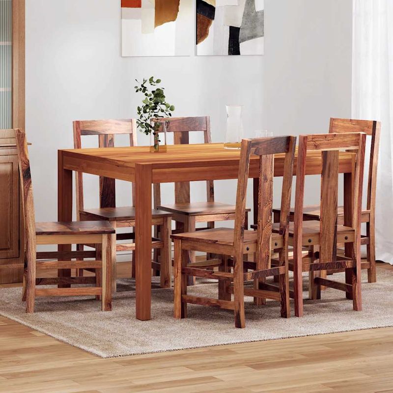 Casa si Gradina - Mobilier - Scaune si fotolii - Scaune - Scaune de bucatarie, 6 buc., lemn masiv - Infinity.ro