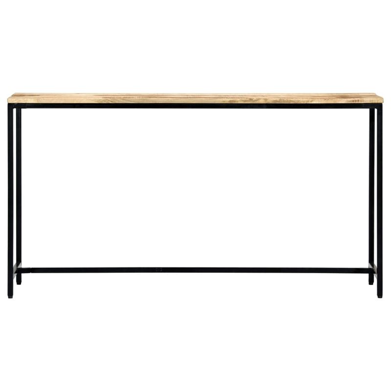 Casa si Gradina - Mobilier - Comode si corpuri - Console - Masa consola, 140 x 35 x 76 cm, lemn masiv de mango nefinisat - Infinity.ro