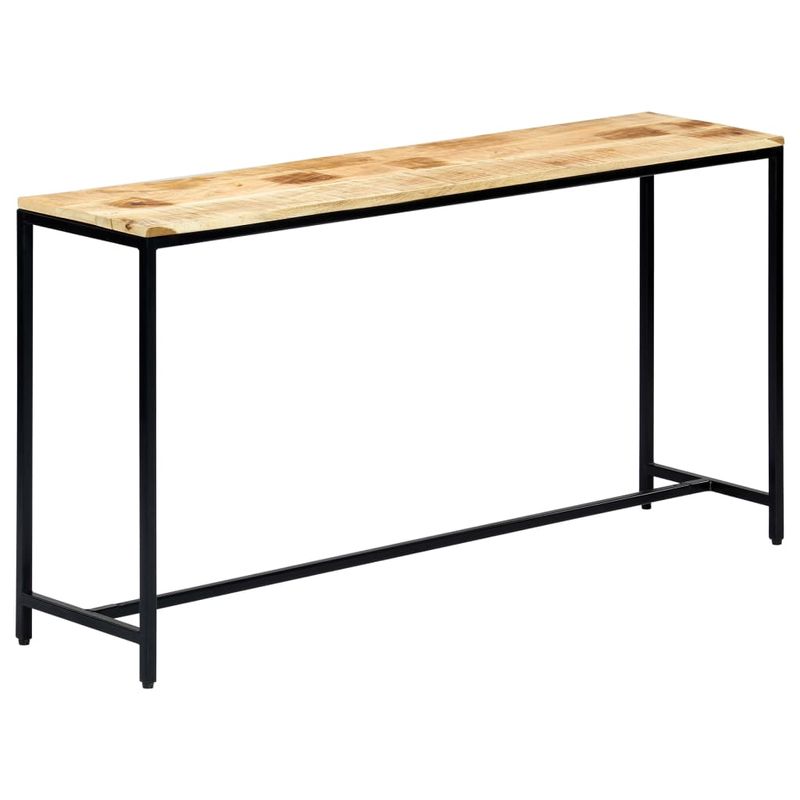 Casa si Gradina - Mobilier - Comode si corpuri - Console - Masa consola, 140 x 35 x 76 cm, lemn masiv de mango nefinisat - Infinity.ro