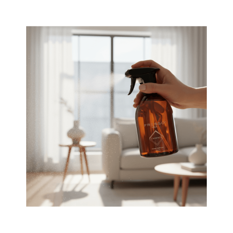 Casa si Gradina - Decoratiuni - Aromaterapie si lumanari - Odorizante camera - Parfum Premium de Camera, cu efect instantaneu si persistenta ridicata Fresso Home Spray Cadence, 500ml - Infinity.ro