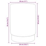 Casa si Gradina - Mobilier - Scaune si fotolii - Tabureti - Taburet, maro si auriu, catifea 28 x 36 cm - Infinity.ro