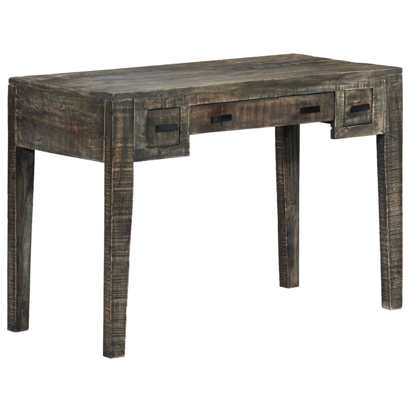 Casa si Gradina - Mobilier - Mese si birouri - Birouri - Birou, negru, 110 x 50 x 75 cm, lemn masiv de mango - Infinity.ro