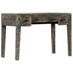 Casa si Gradina - Mobilier - Mese si birouri - Birouri - Birou, negru, 110 x 50 x 75 cm, lemn masiv de mango - Infinity.ro