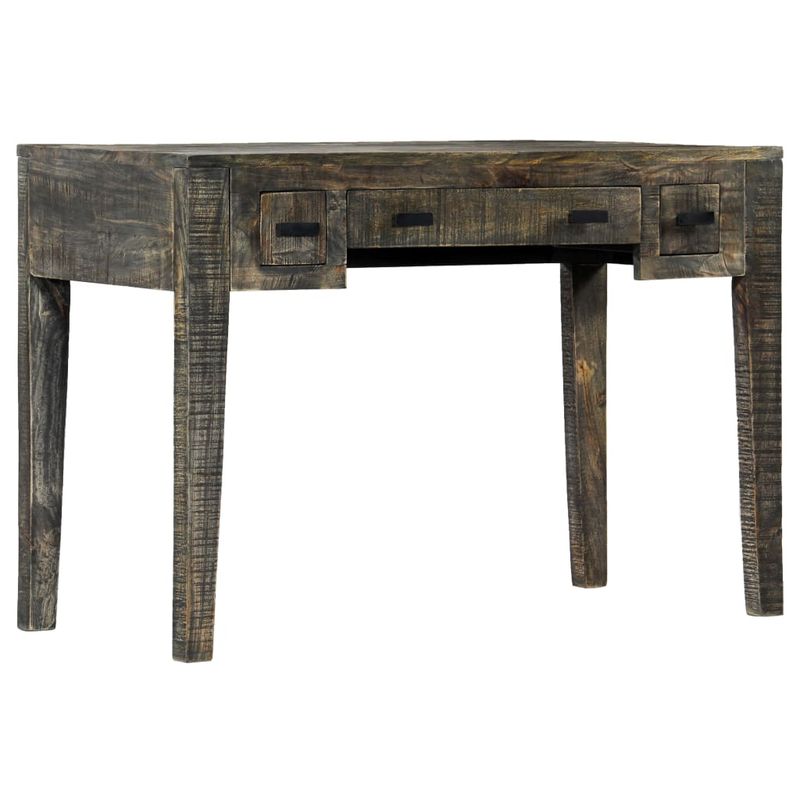 Casa si Gradina - Mobilier - Mese si birouri - Birouri - Birou, negru, 110 x 50 x 75 cm, lemn masiv de mango - Infinity.ro