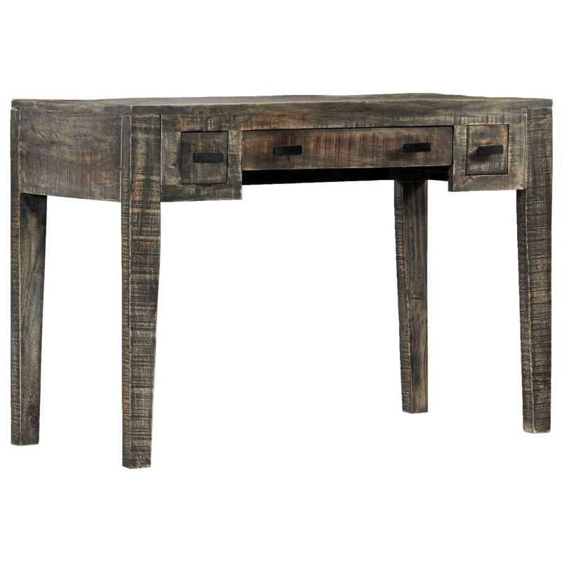 Casa si Gradina - Mobilier - Mese si birouri - Birouri - Birou, negru, 110 x 50 x 75 cm, lemn masiv de mango - Infinity.ro
