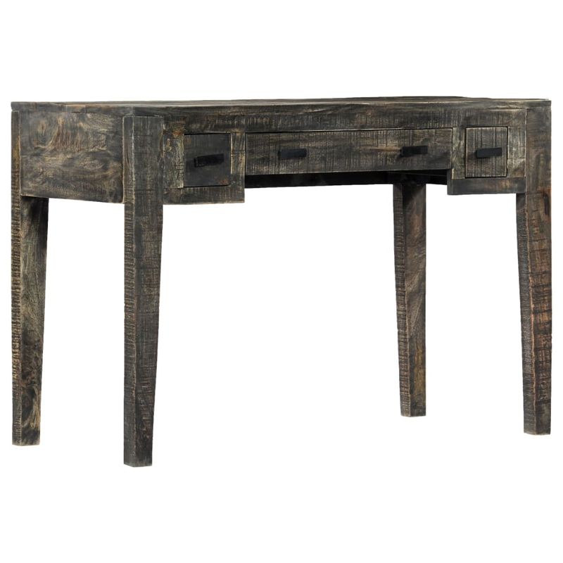 Casa si Gradina - Mobilier - Mese si birouri - Birouri - Birou, negru, 110 x 50 x 75 cm, lemn masiv de mango - Infinity.ro