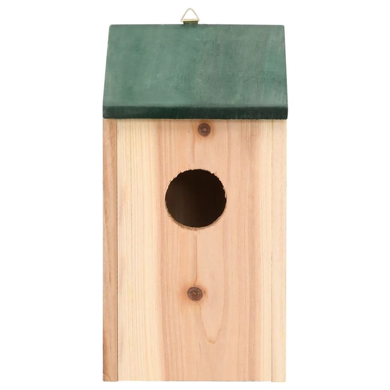 Petshop - Accesorii petshop - Culcusuri si custi - Custi interior si exterior - Casute de pasari, 8 buc., 12x12x22 cm, lemn - Infinity.ro