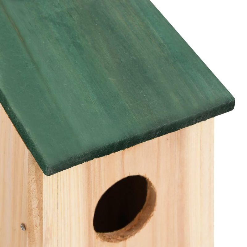 Petshop - Accesorii petshop - Culcusuri si custi - Custi interior si exterior - Casute de pasari, 8 buc., 12x12x22 cm, lemn - Infinity.ro