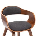 Casa si Gradina - Mobilier - Scaune si fotolii - Scaune - Scaun de bucatarie, 4 buc., gri inchis, textil si lemn curbat - Infinity.ro