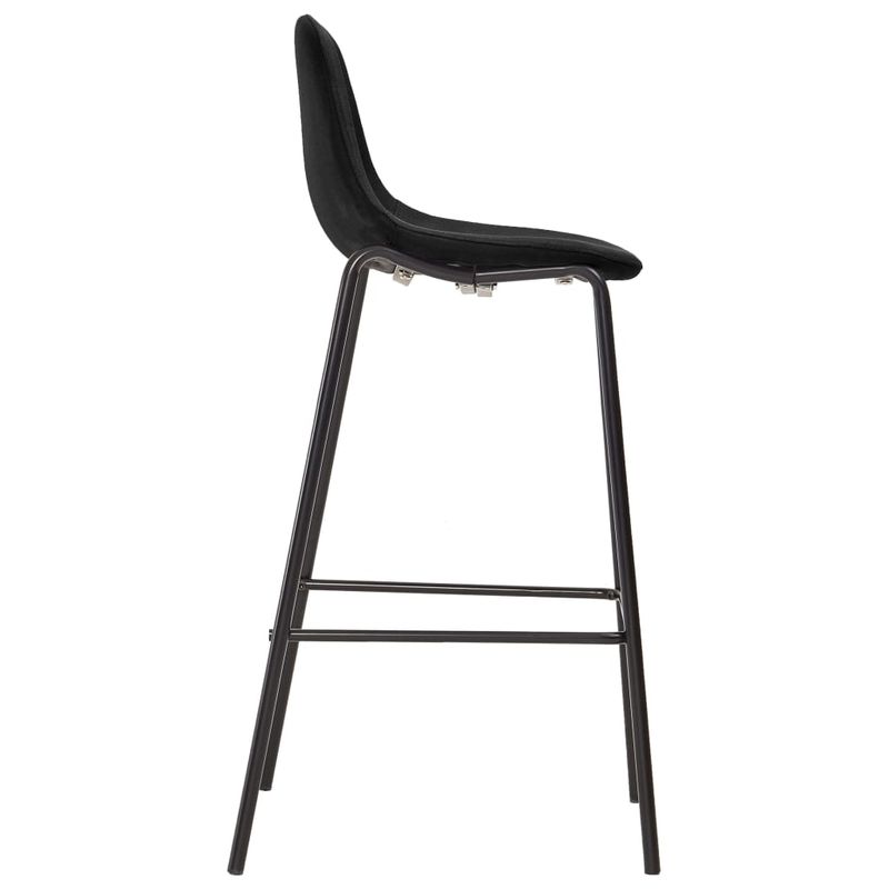 Casa si Gradina - Mobilier - Scaune si fotolii - Scaune - Scaune de bar, 6 buc., negru, material textil - Infinity.ro