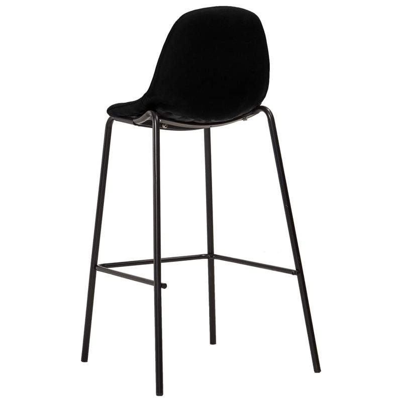 Casa si Gradina - Mobilier - Scaune si fotolii - Scaune - Scaune de bar, 6 buc., negru, material textil - Infinity.ro
