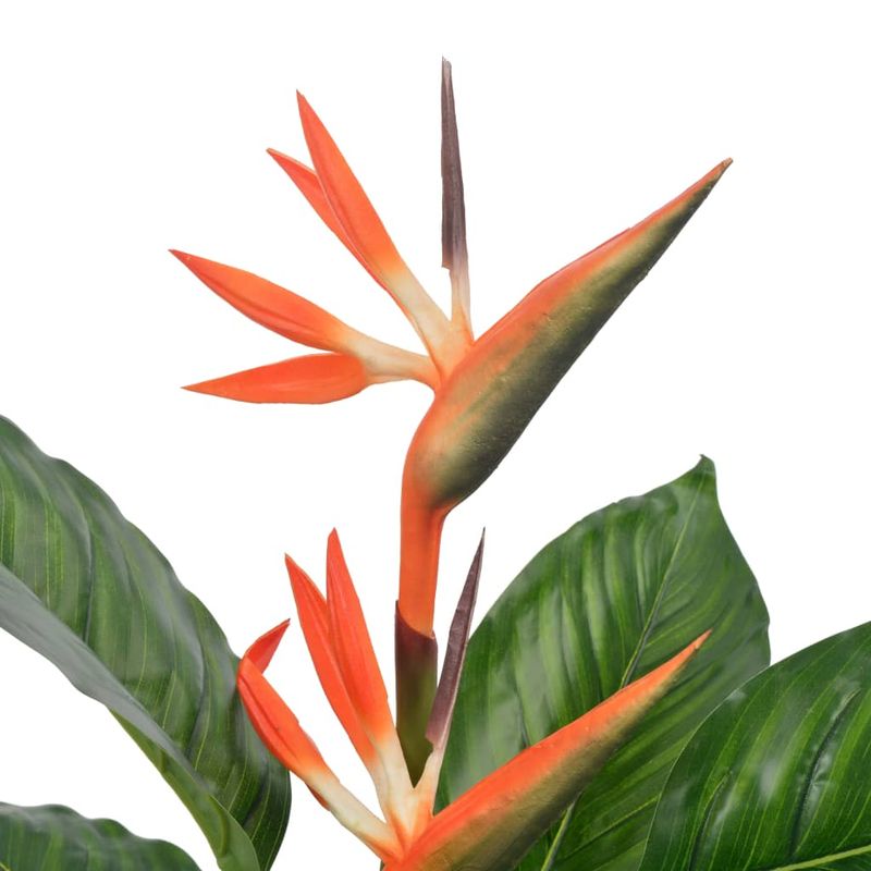 Casa si Gradina - Decoratiuni - Obiecte decorative - Plante artificiale - Planta artificiala Strelitzia cu ghiveci, rosu, 100 cm - Infinity.ro