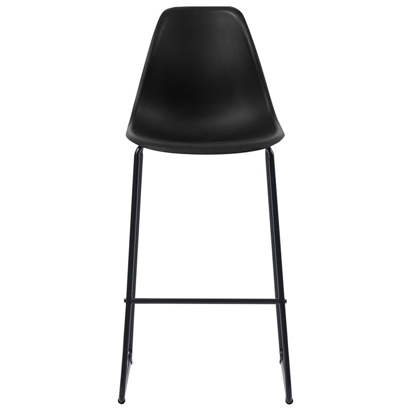 Casa si Gradina - Mobilier - Scaune si fotolii - Scaune - Scaune de bar, 2 buc., negru, plastic - Infinity.ro