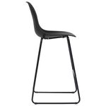 Casa si Gradina - Mobilier - Scaune si fotolii - Scaune - Scaune de bar, 2 buc., negru, plastic - Infinity.ro