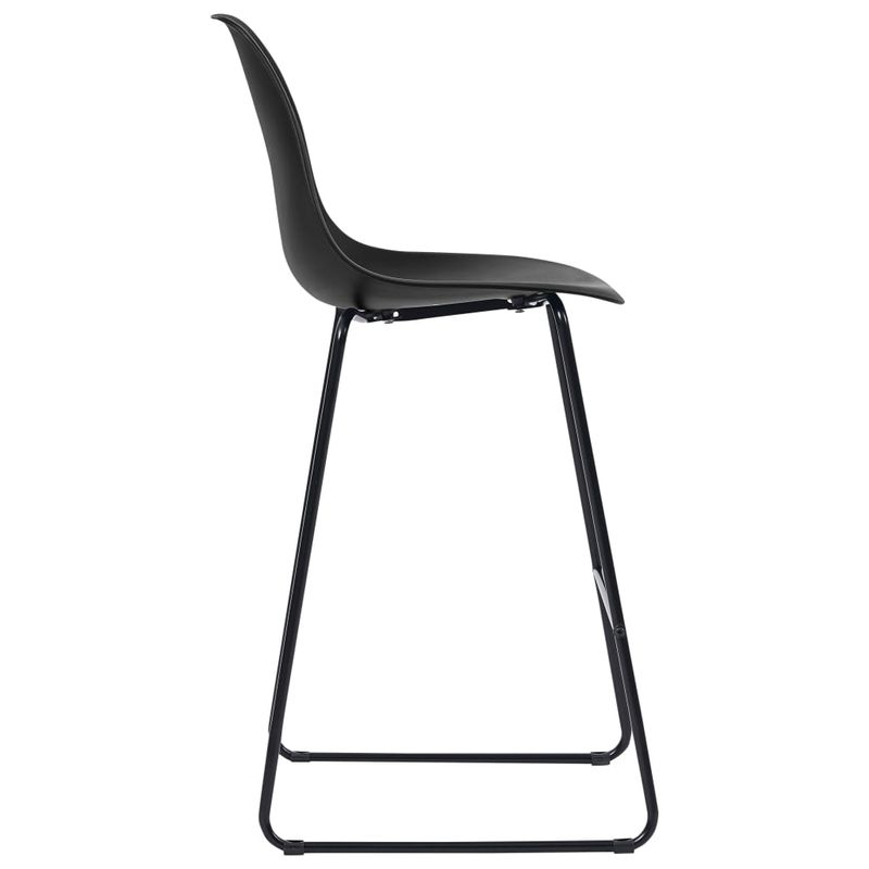 Casa si Gradina - Mobilier - Scaune si fotolii - Scaune - Scaune de bar, 2 buc., negru, plastic - Infinity.ro