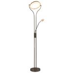 Casa si Gradina - Corpuri si surse de iluminat - Veioze si lampi - Lampadare - Lampa de podea, argintiu, 180 cm, 18 W, reglabila - Infinity.ro