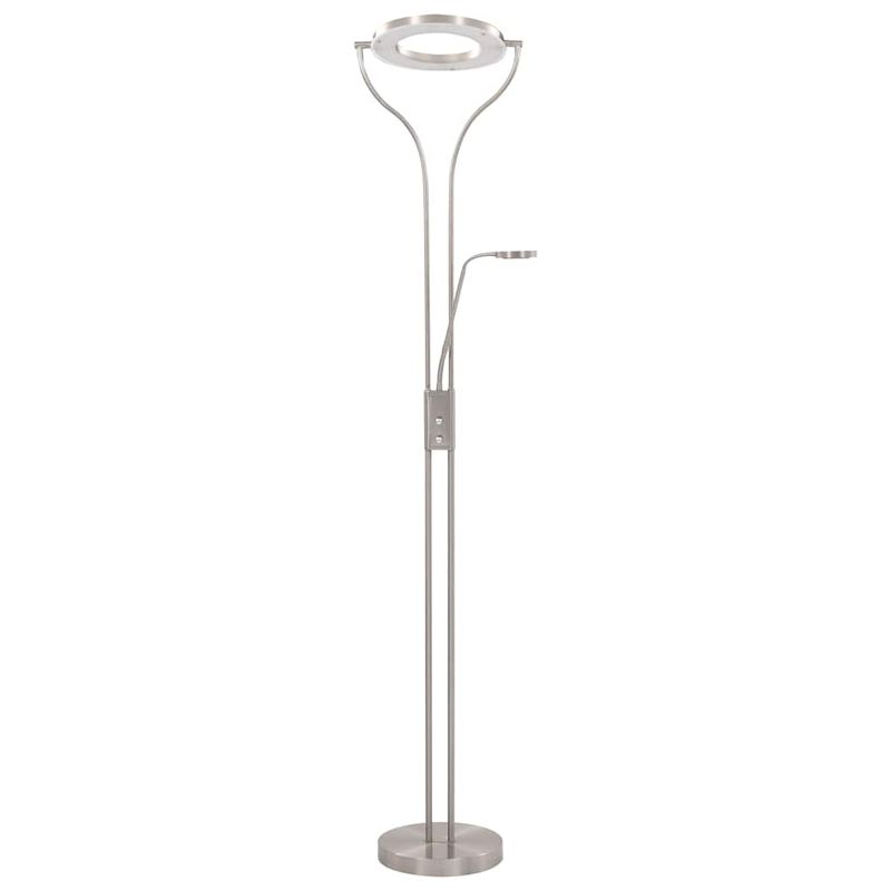 Casa si Gradina - Corpuri si surse de iluminat - Veioze si lampi - Lampadare - Lampa de podea, argintiu, 180 cm, 18 W, reglabila - Infinity.ro