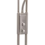 Casa si Gradina - Corpuri si surse de iluminat - Veioze si lampi - Lampadare - Lampa de podea, argintiu, 180 cm, 18 W, reglabila - Infinity.ro
