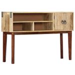 Casa si Gradina - Mobilier - Comode si corpuri - Console - Masa consola, 115x30x76 cm, lemn masiv de mango nefinisat - Infinity.ro