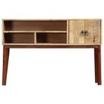 Casa si Gradina - Mobilier - Comode si corpuri - Console - Masa consola, 115x30x76 cm, lemn masiv de mango nefinisat - Infinity.ro