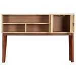 Casa si Gradina - Mobilier - Comode si corpuri - Console - Masa consola, 115x30x76 cm, lemn masiv de mango nefinisat - Infinity.ro