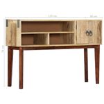 Casa si Gradina - Mobilier - Comode si corpuri - Console - Masa consola, 115x30x76 cm, lemn masiv de mango nefinisat - Infinity.ro