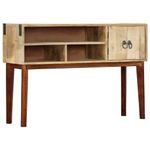 Casa si Gradina - Mobilier - Comode si corpuri - Console - Masa consola, 115x30x76 cm, lemn masiv de mango nefinisat - Infinity.ro